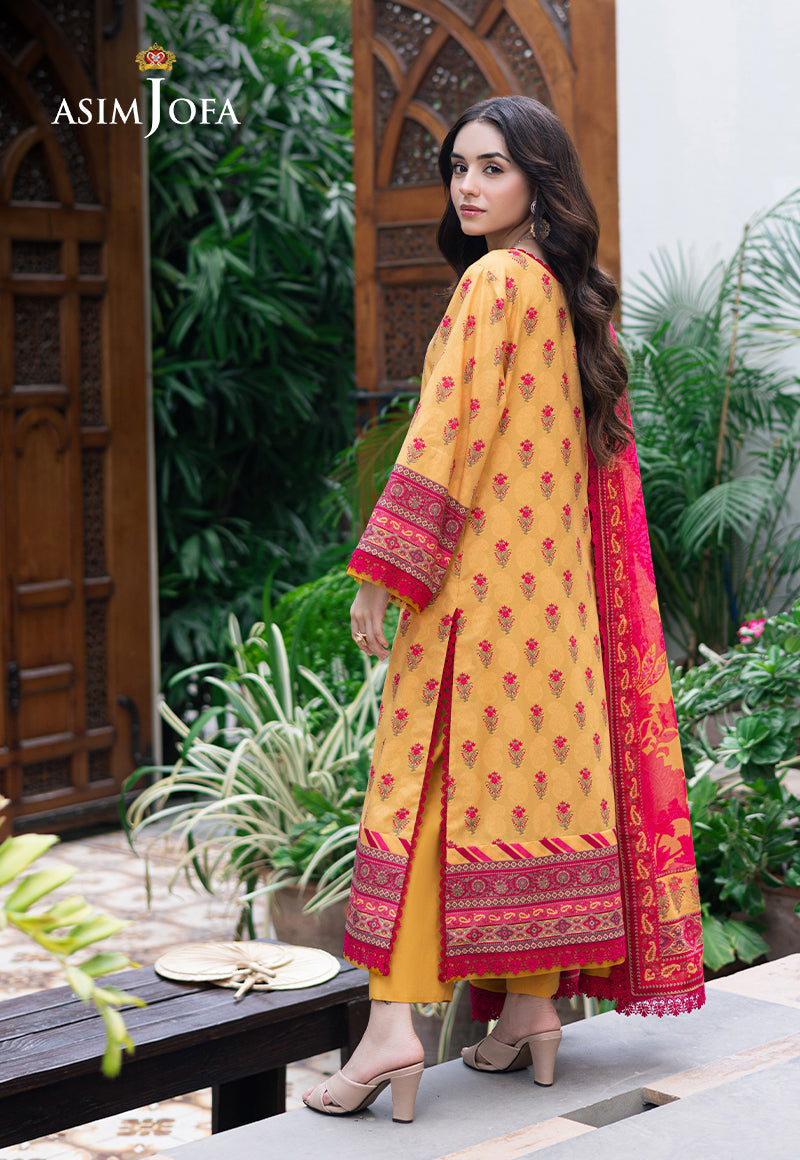 ASIM JOFA PRINTED LAWN 3 PC