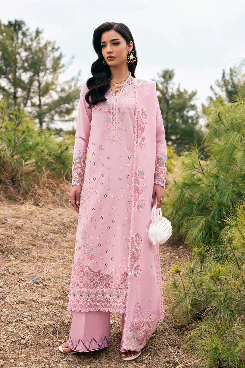 Qalamkar Qlinekari Lawn- Unstitched