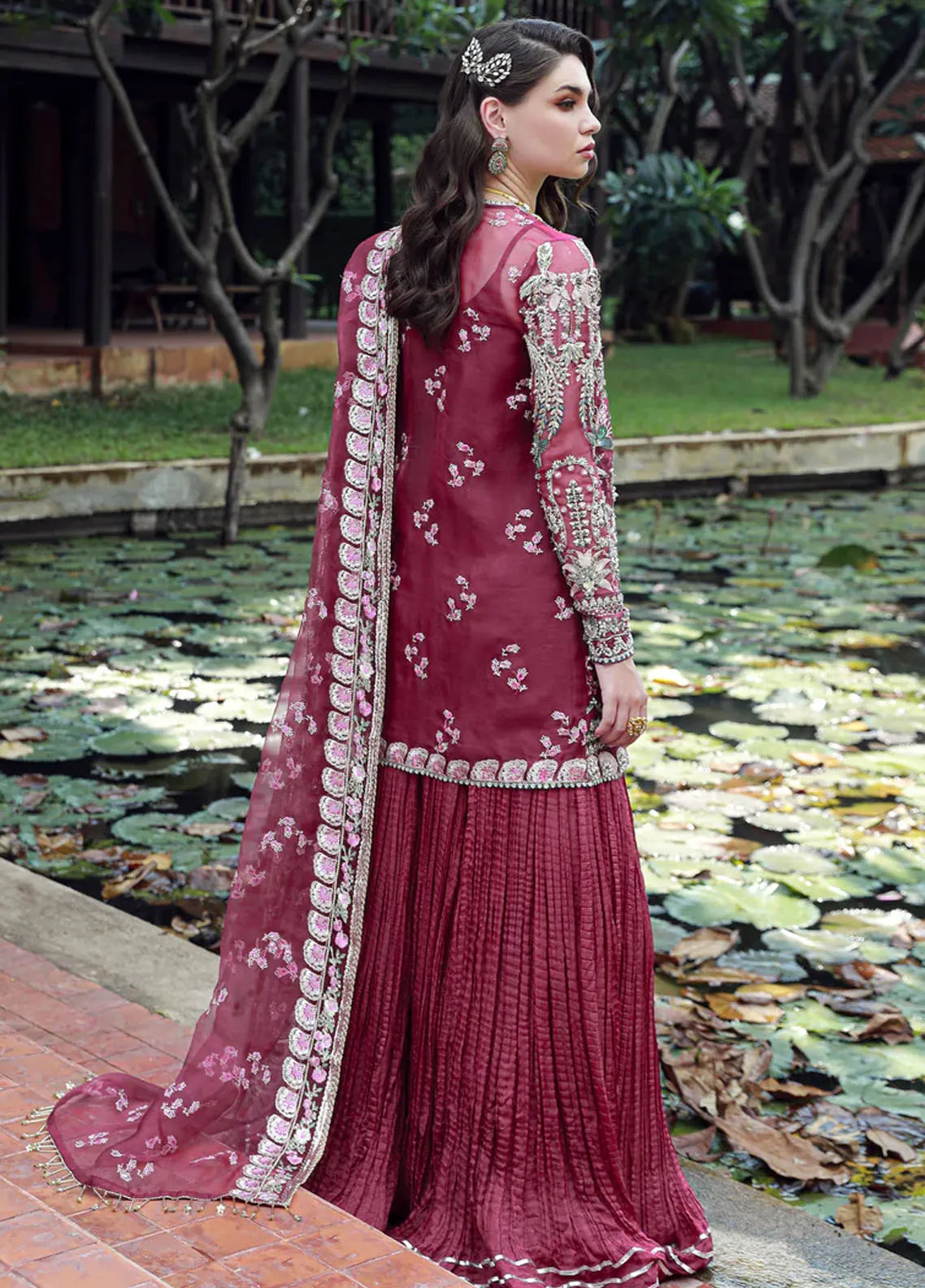 Ermina By Ezra Embroidered Net Suit Unstitched 3 Piece