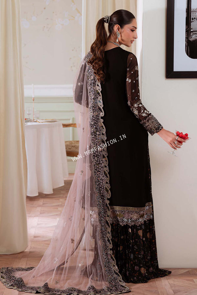 Nureh Elanora Embroidered Luxury Chiffon Unstitched