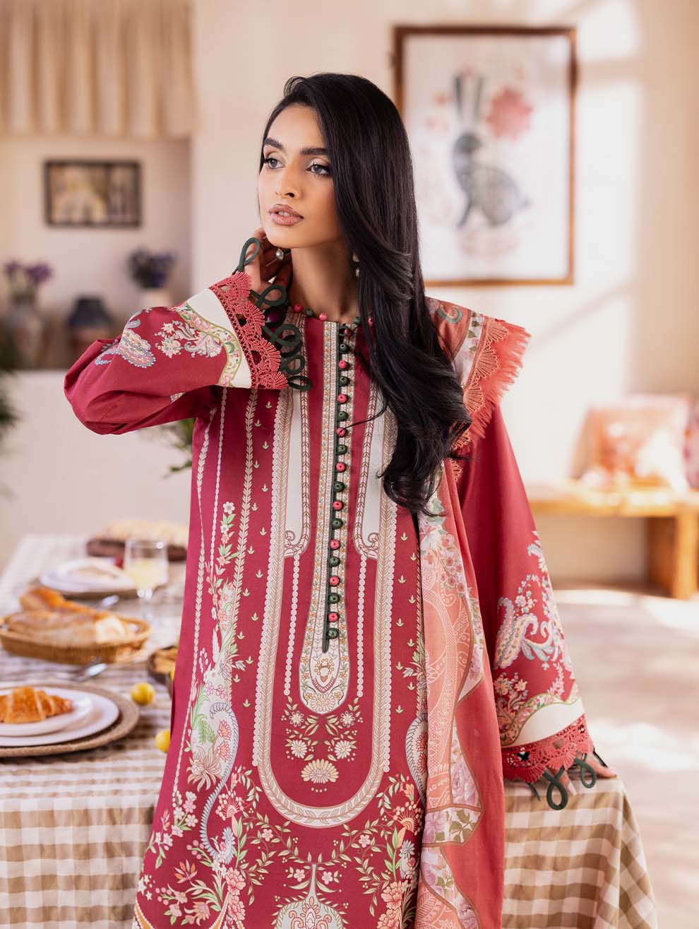 JADE URBANE Digital Printed Lawn -Unstitched