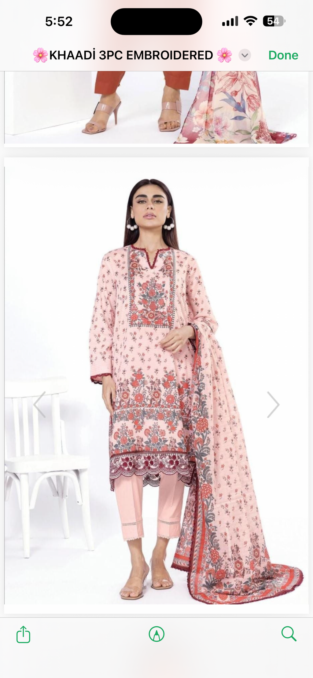 KHAADI EMBROIDERED UNSTITCHED
