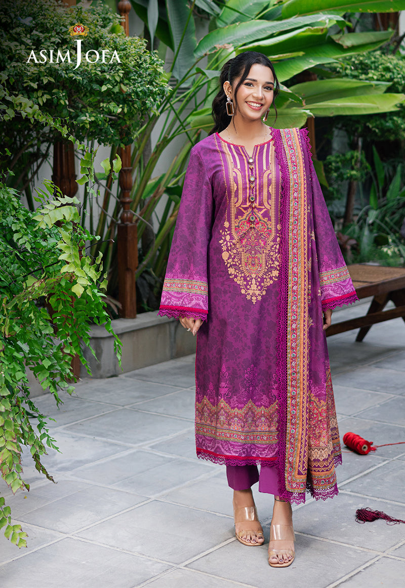 ASIM JOFA PRINTED LAWN 3 PC