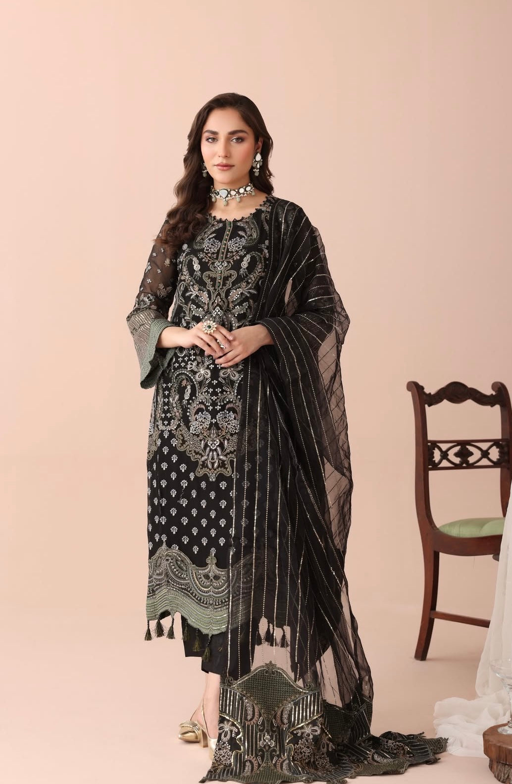 Party wear-Bala Tawakkal Stitched