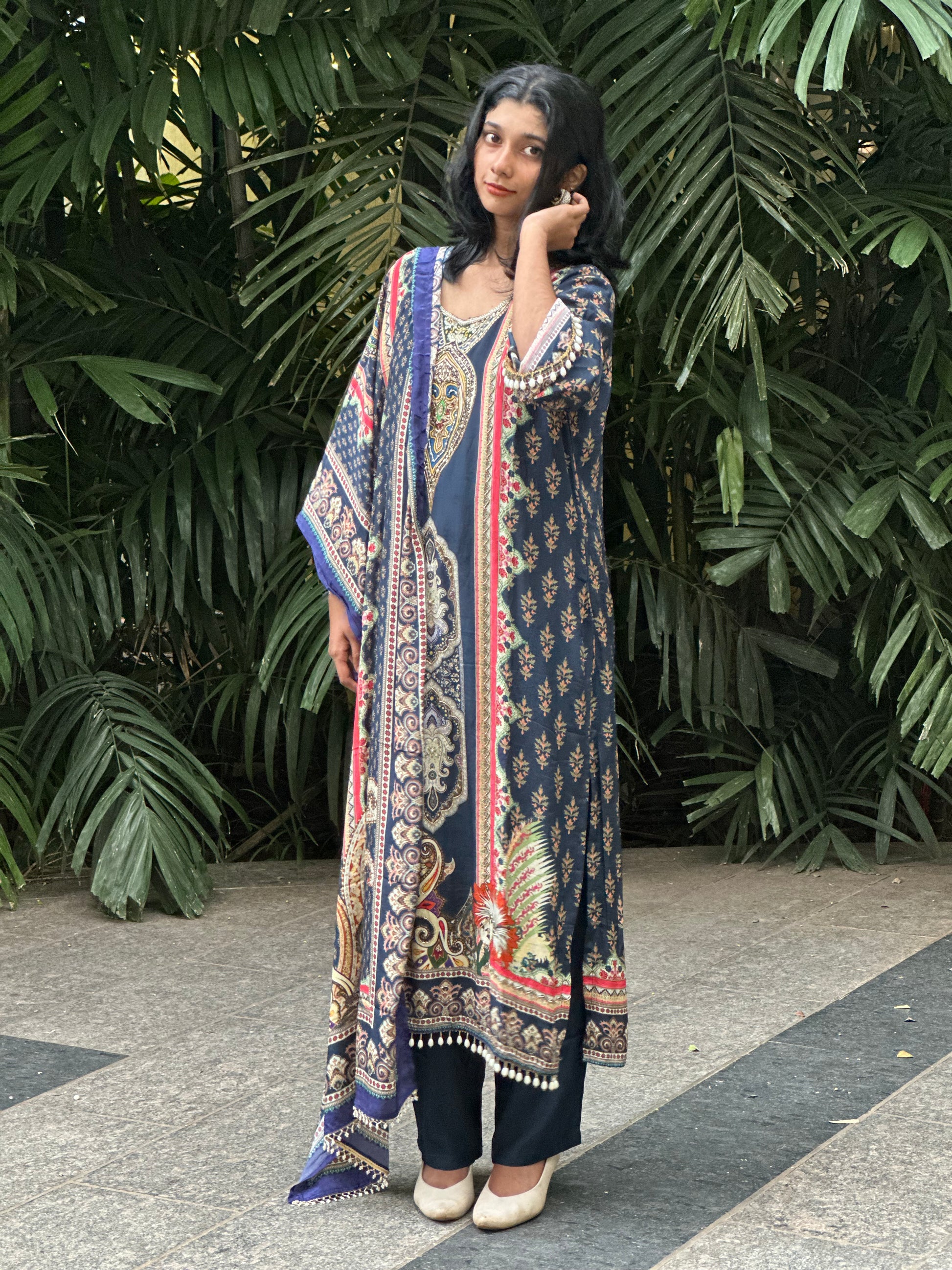 Crepe Silk Stitched Collection
