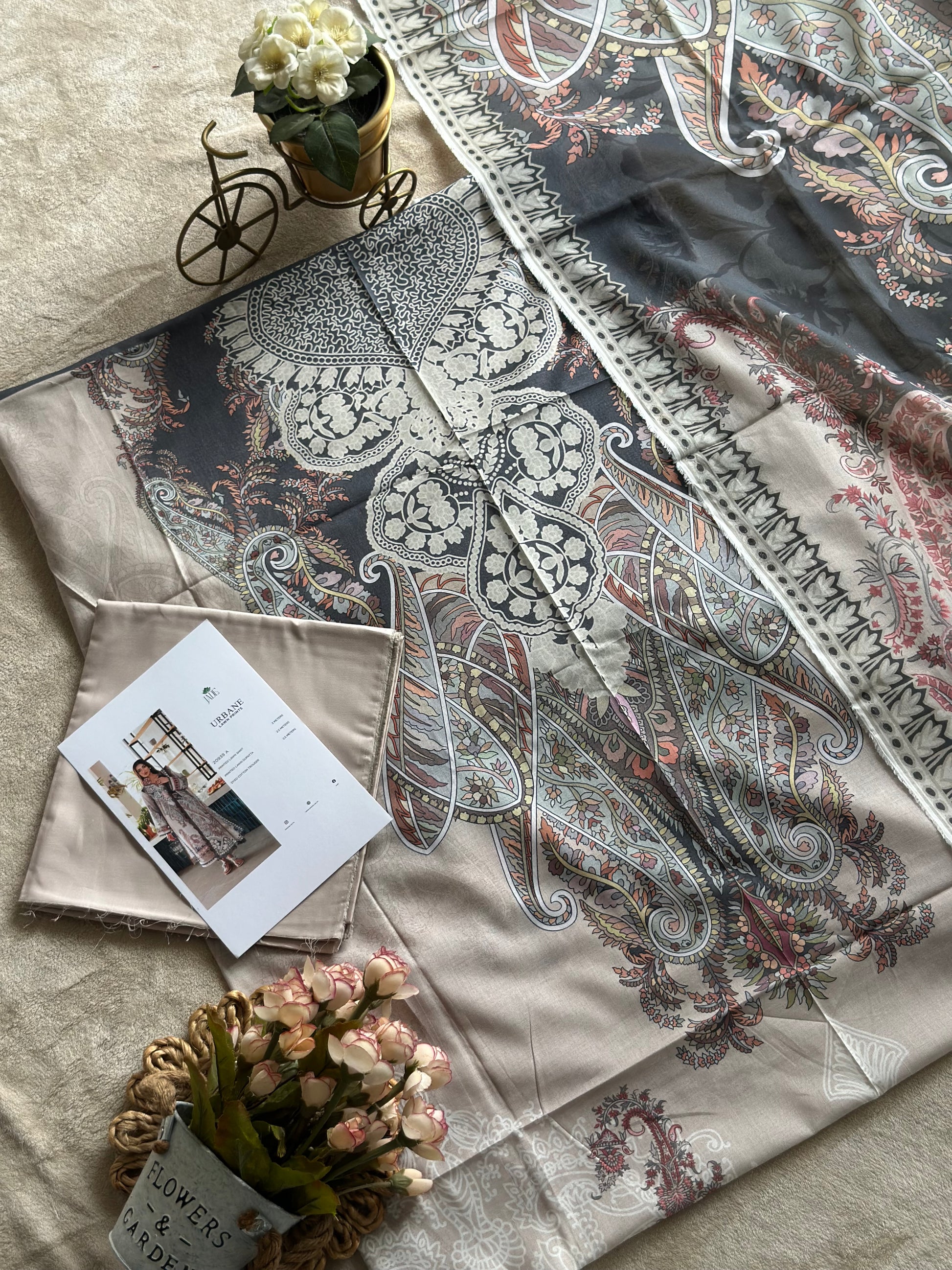 Jade Urbane Lawn Prints Unstitched