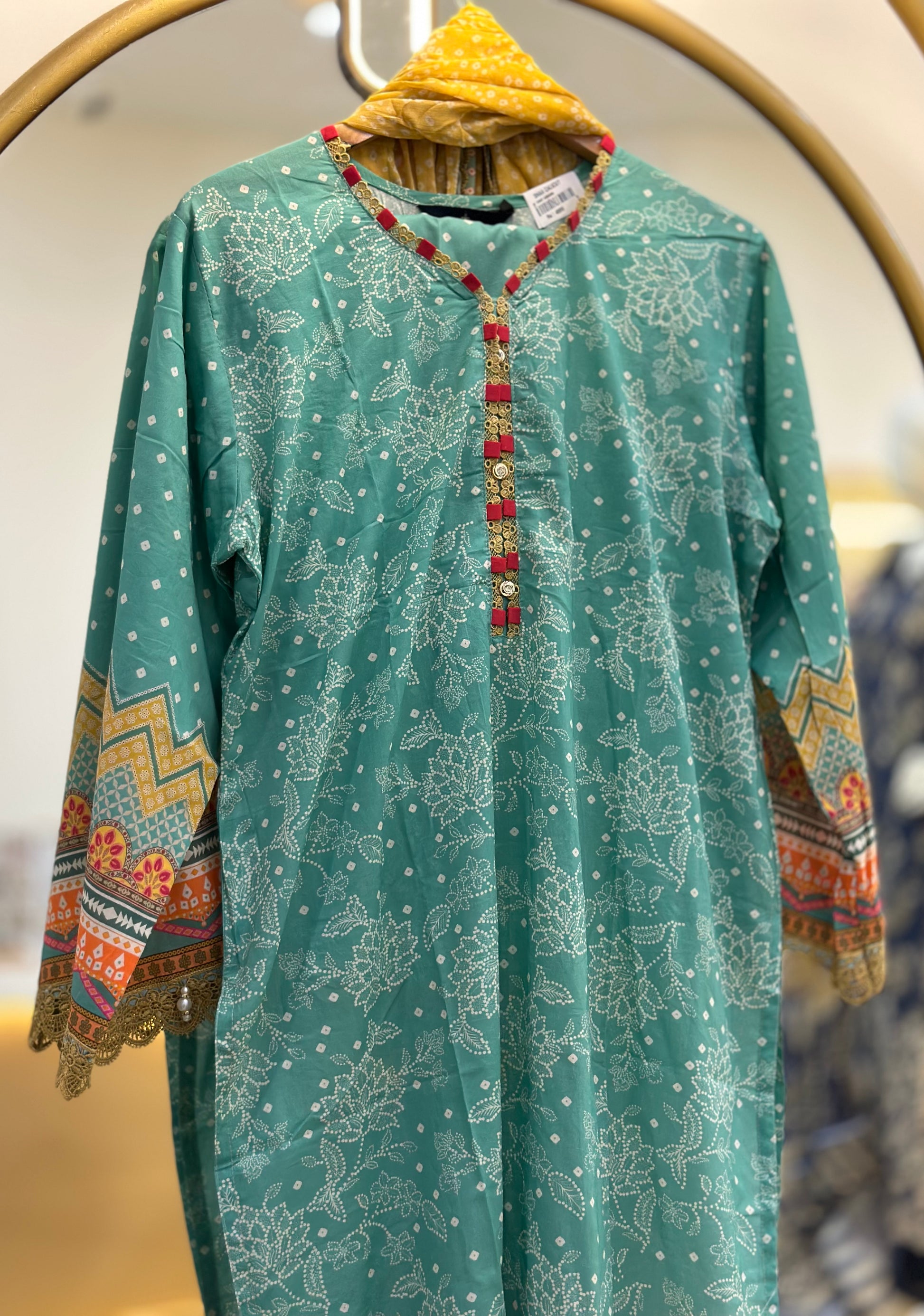 Stitched Lawn suit