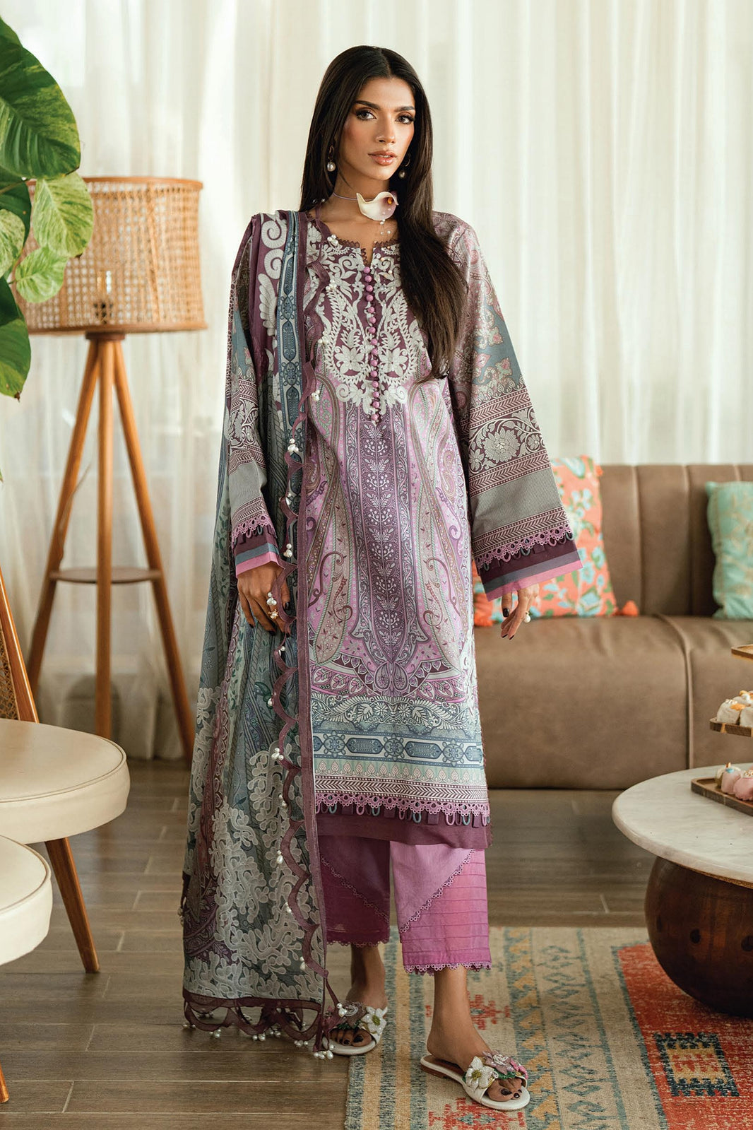 Jade Urbane Lawn Prints Unstitched