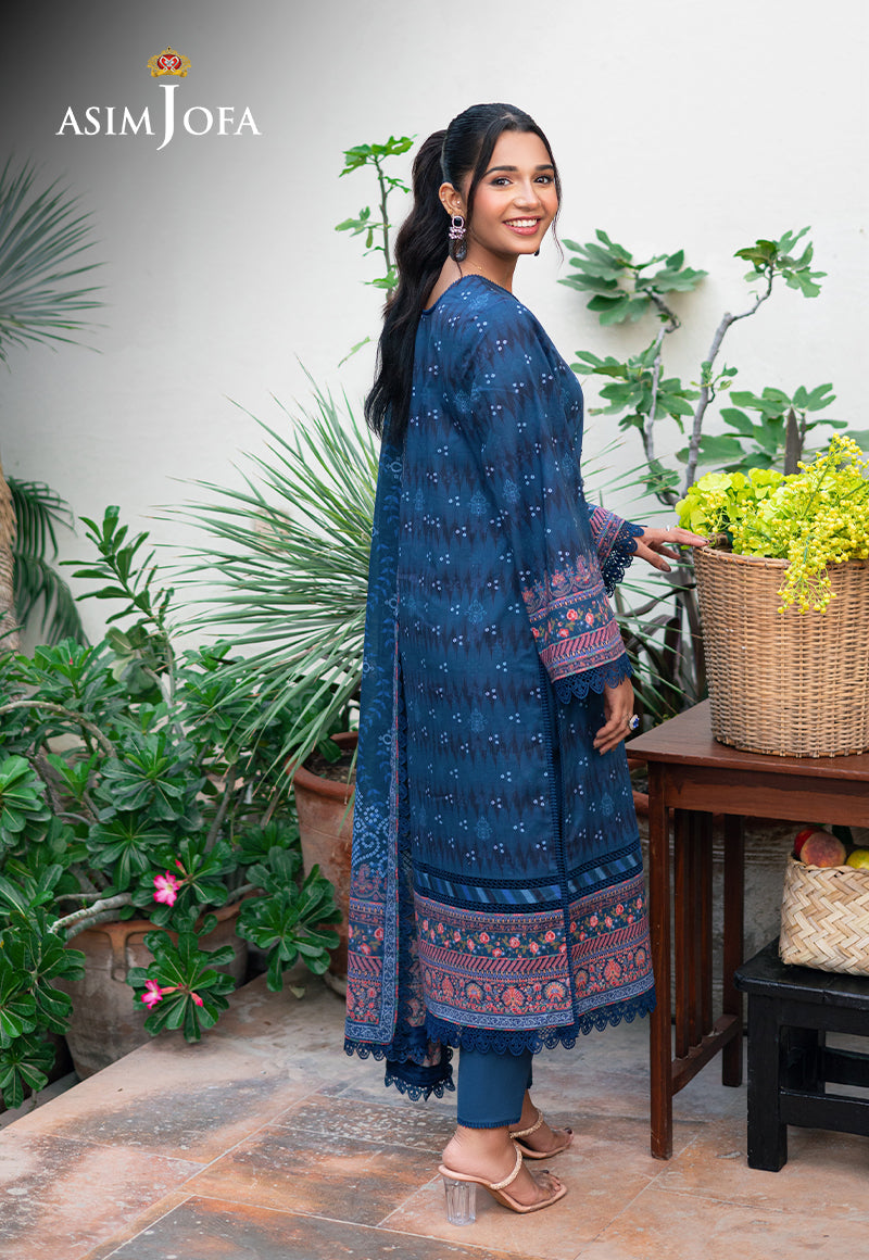 ASIM JOFA PRINTED LAWN 3 PC