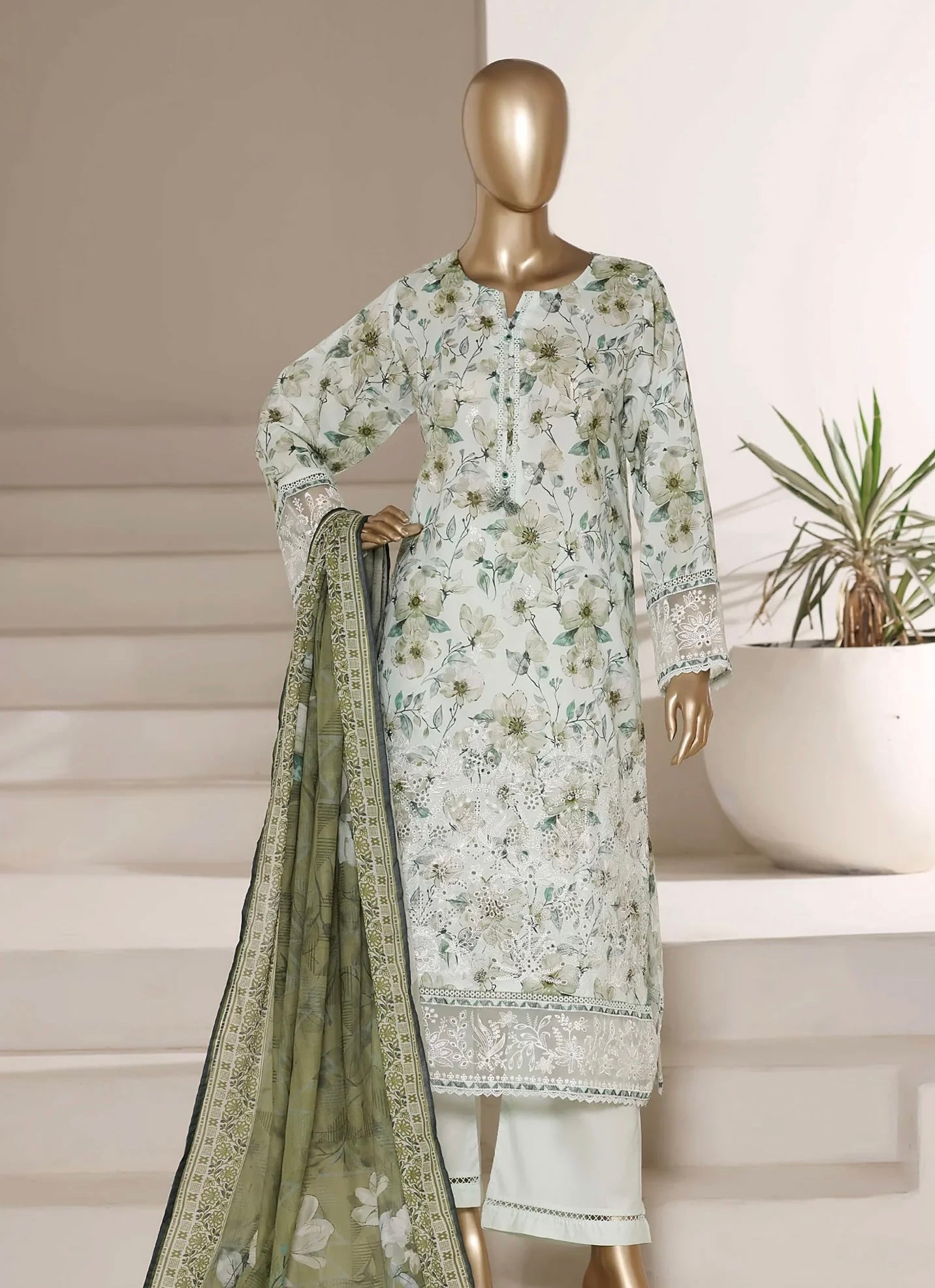 Sadabahar Embroidered Lawn
