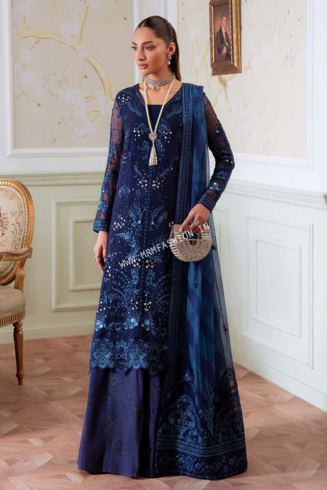 Nureh Elanora Embroidered Luxury Chiffon Unstitched