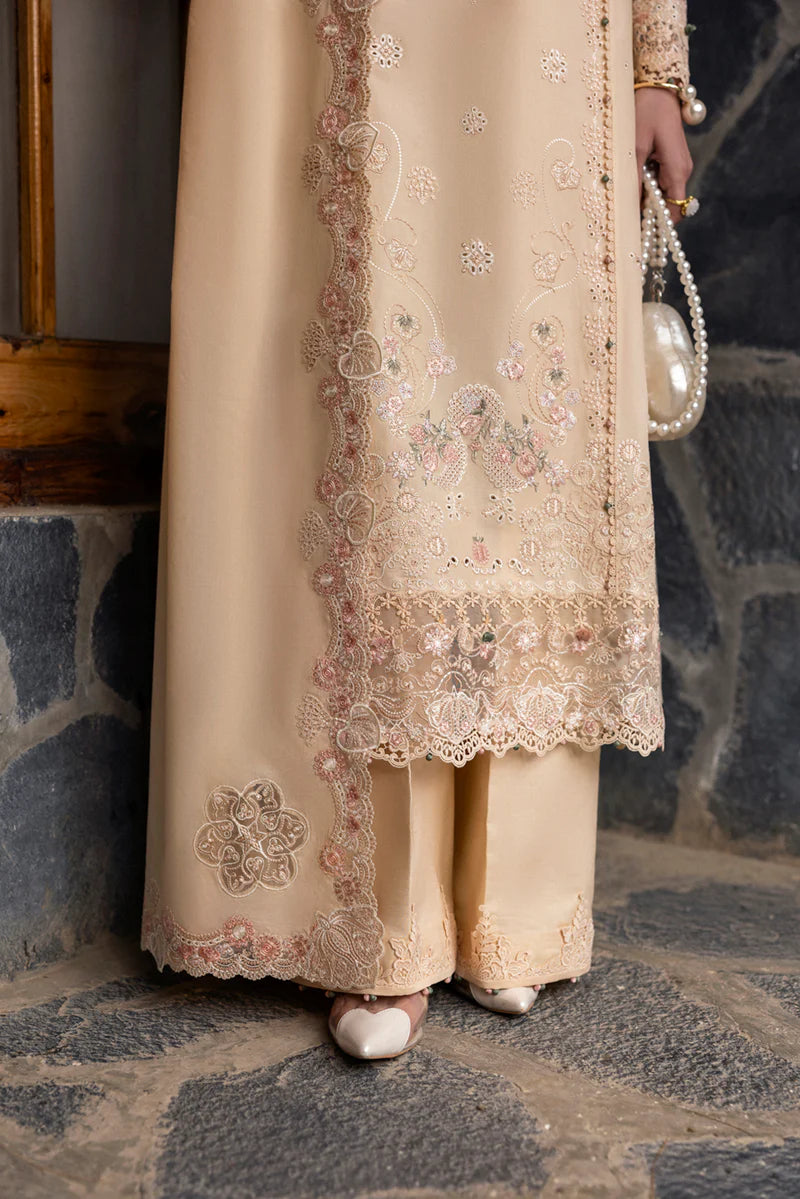 Qalamkar Qlinekari Lawn- Unstitched