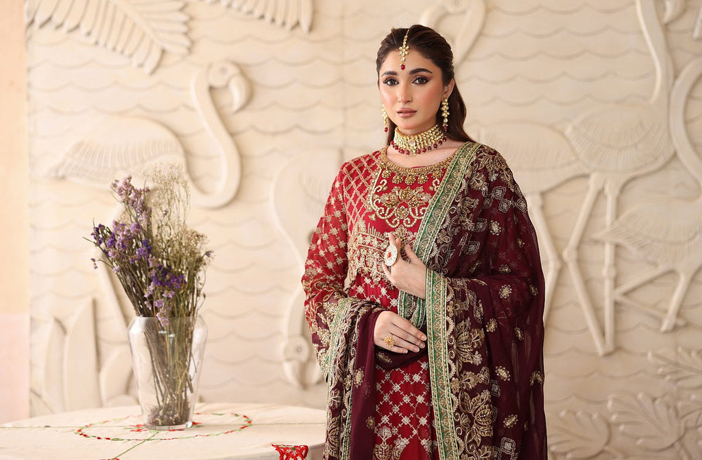 Luxury Chiffon Semistitched Suit