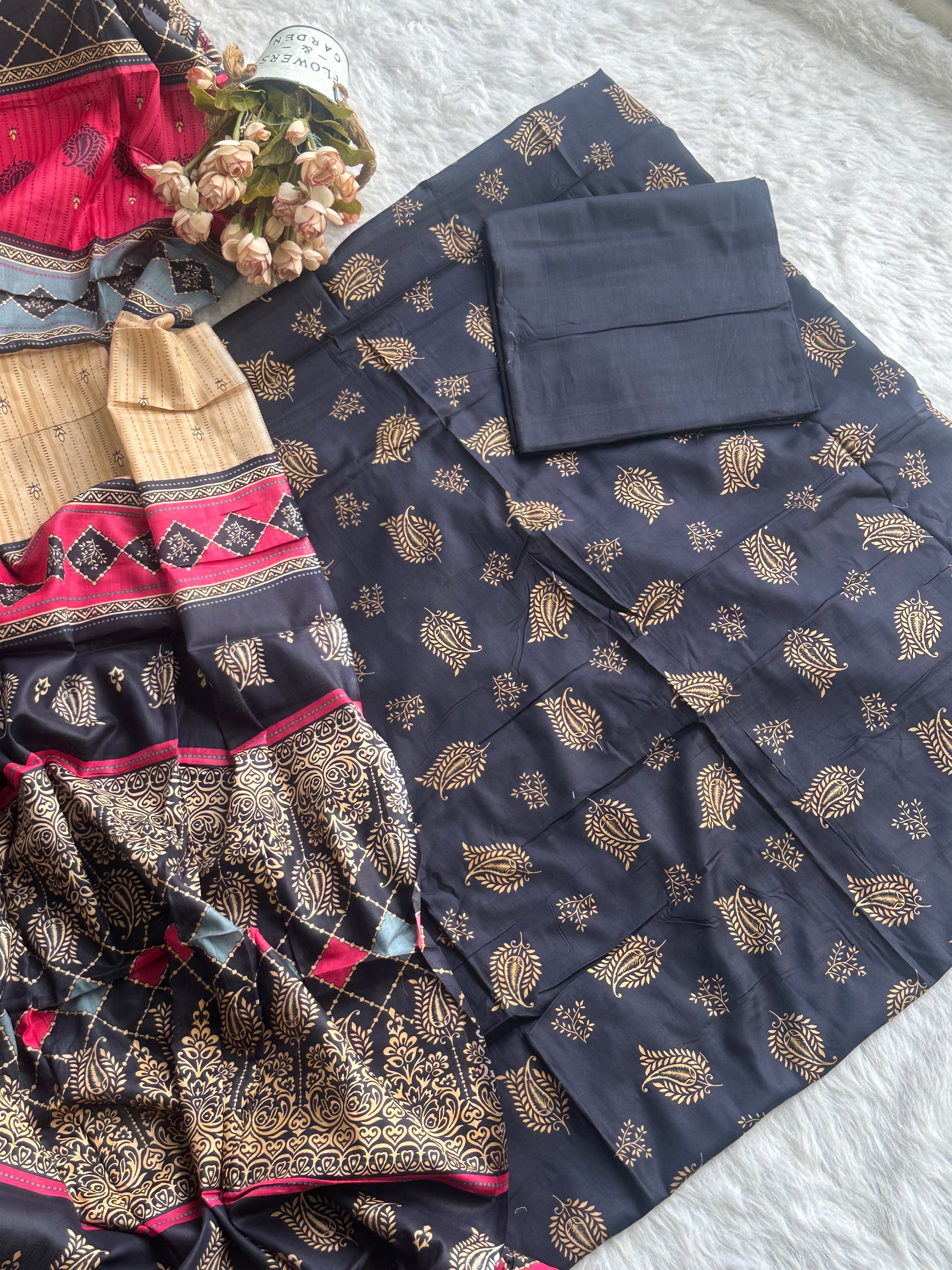 Binsaeed Printed Lawn Unstitched