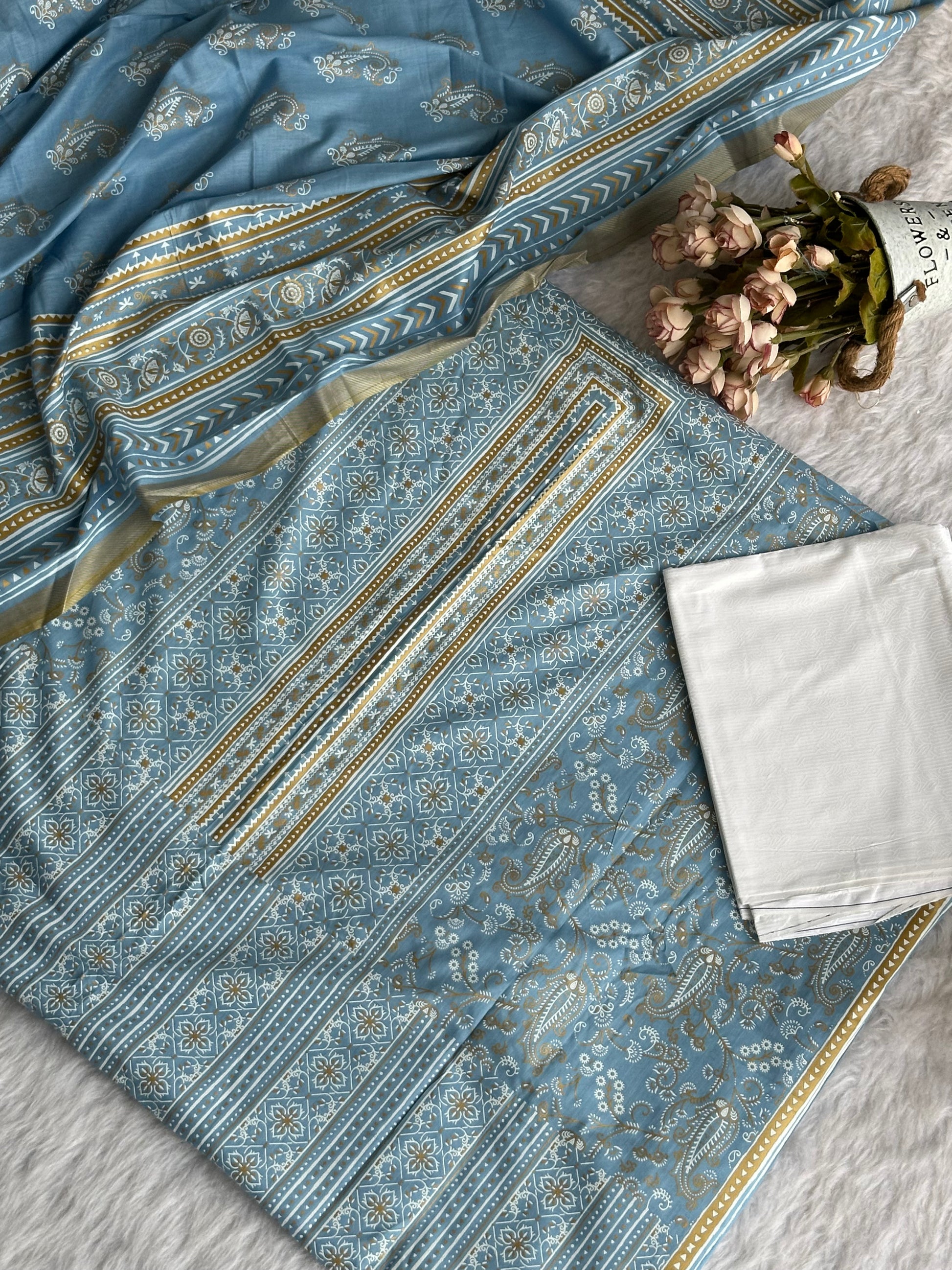 Binsaeed Printed Lawn Unstitched