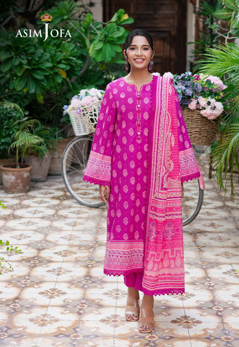 ASIM JOFA PRINTED LAWN 3 PC