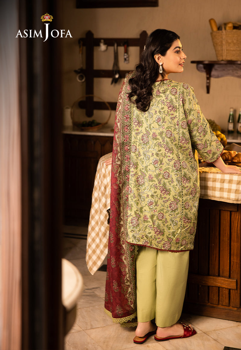 ASIM JOFA PRINTED LAWN 3 PC