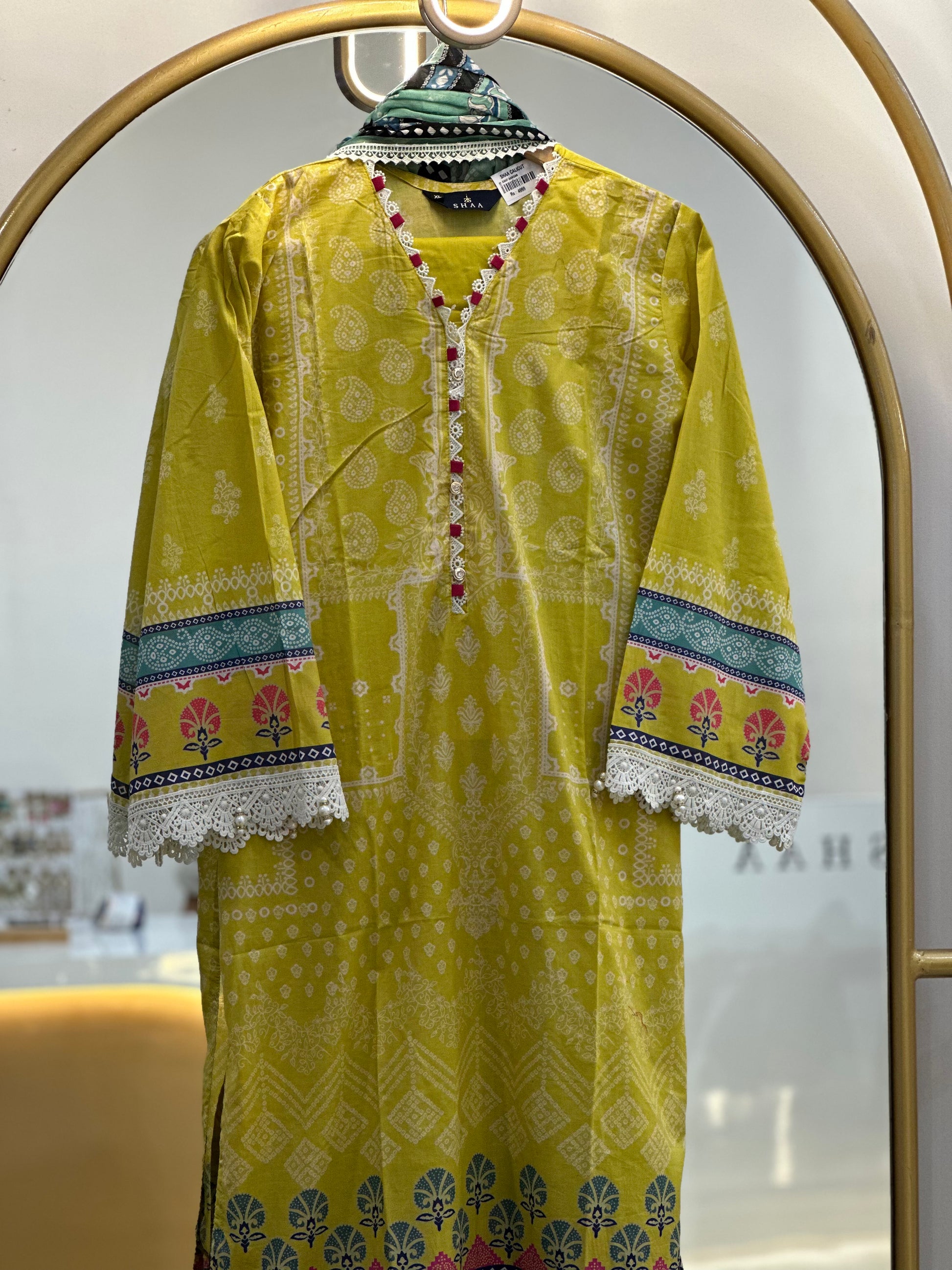Stitched Lawn Suit