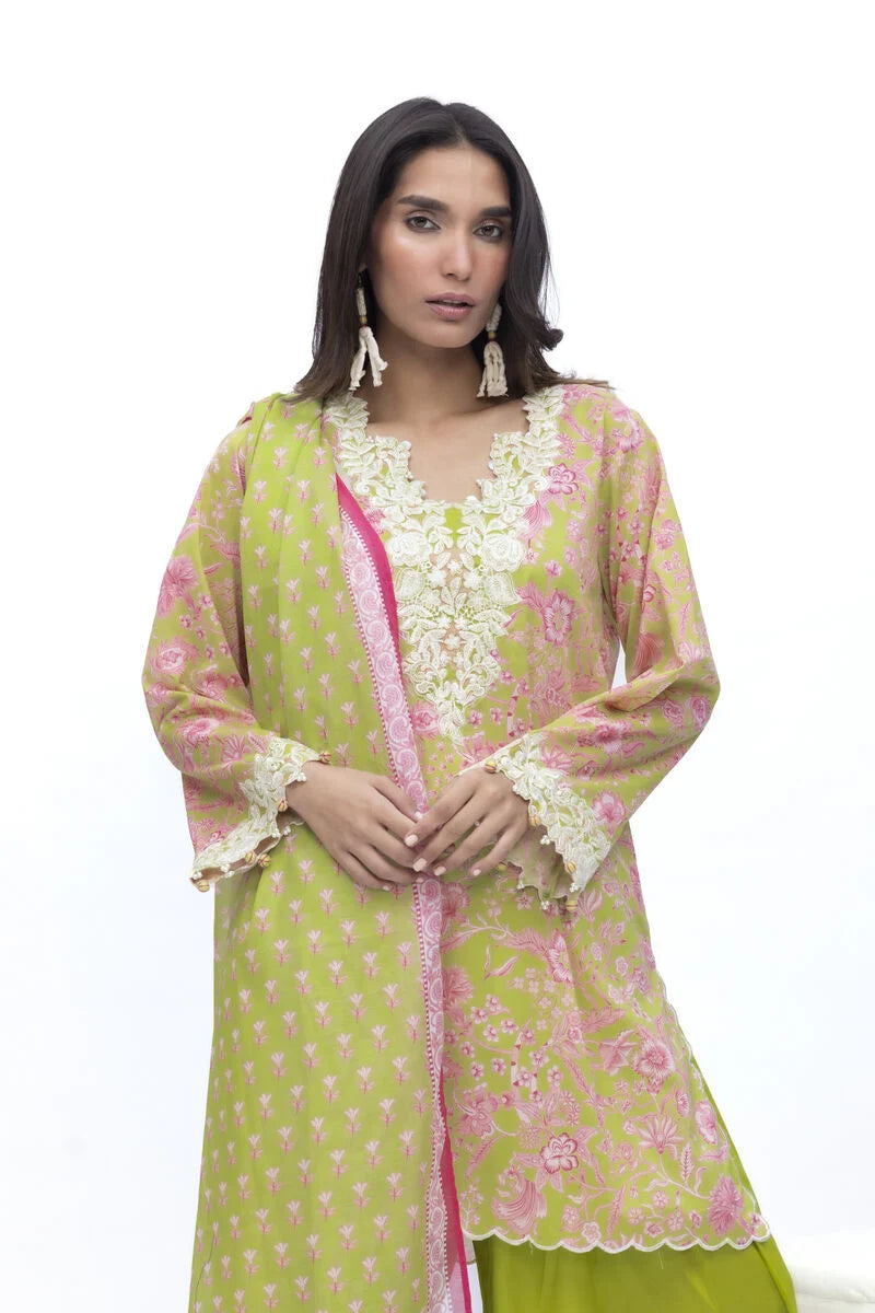 KHAADI EMBROIDERED UNSTITCHED