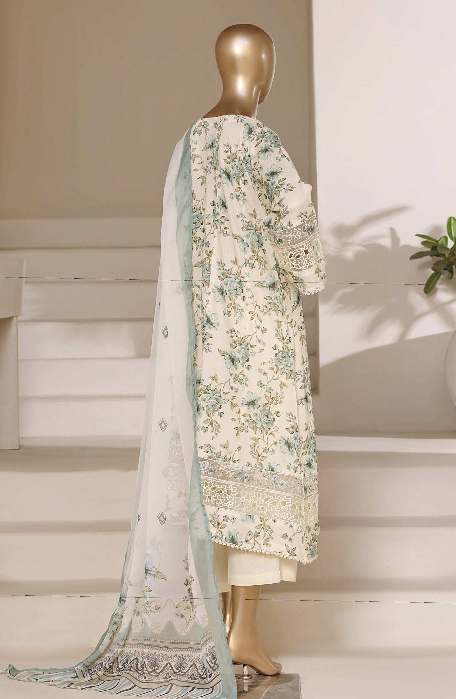 Sadabahar Flared Stitched Suit