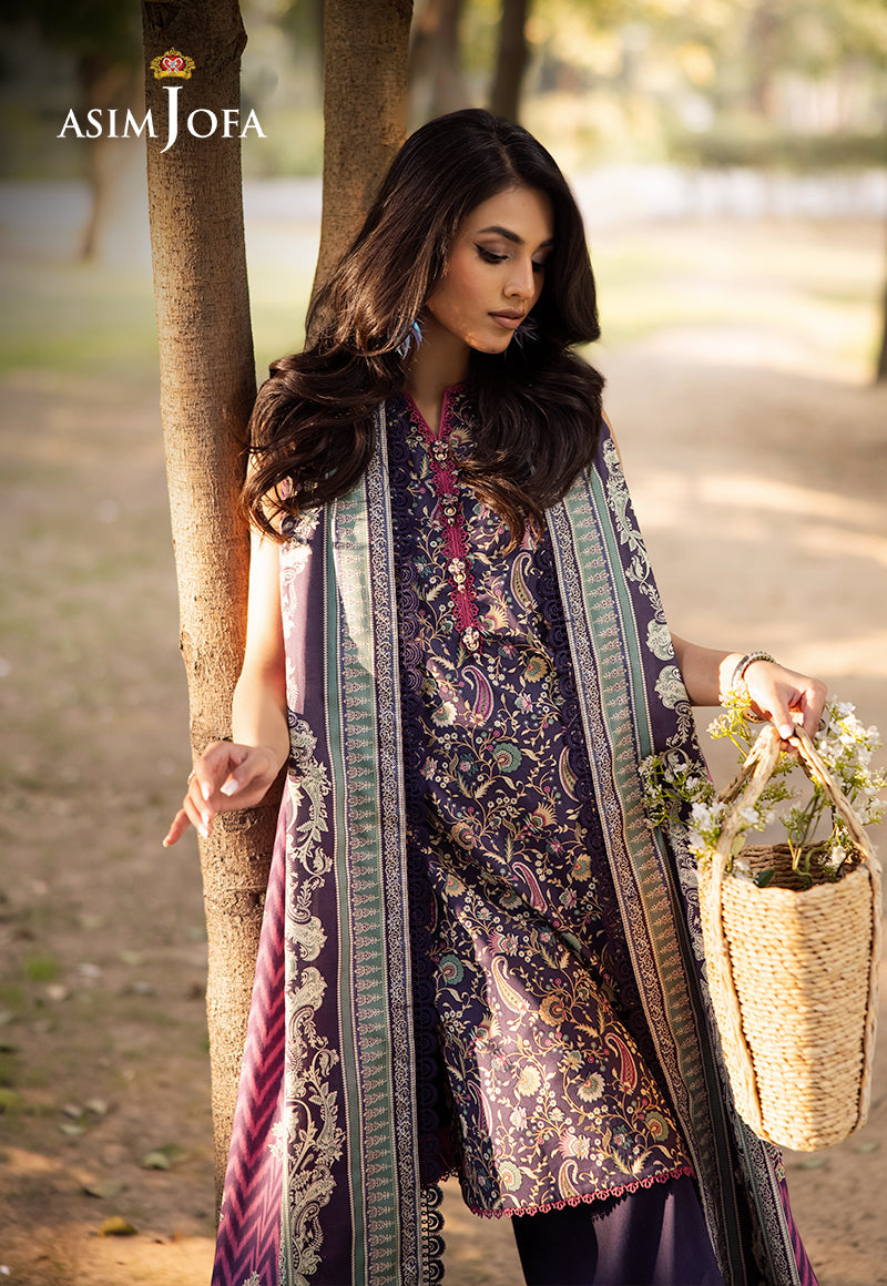 ASIM JOFA PRINTED LAWN 3 PC