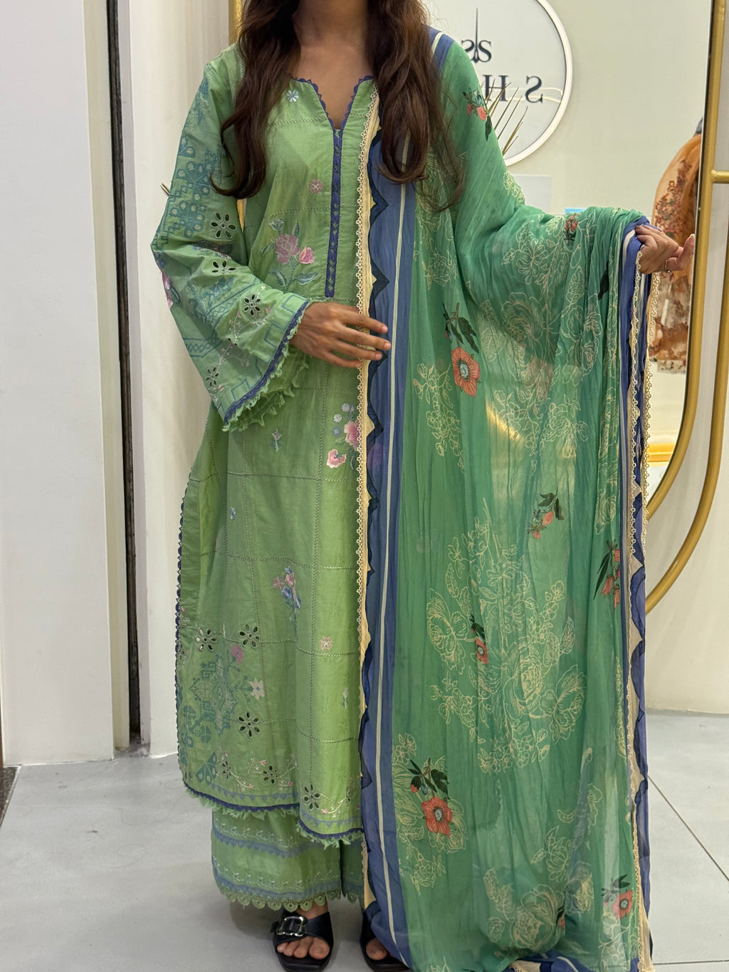 COCO Embroidered Lawn BY ZARA SHAHJAHAN