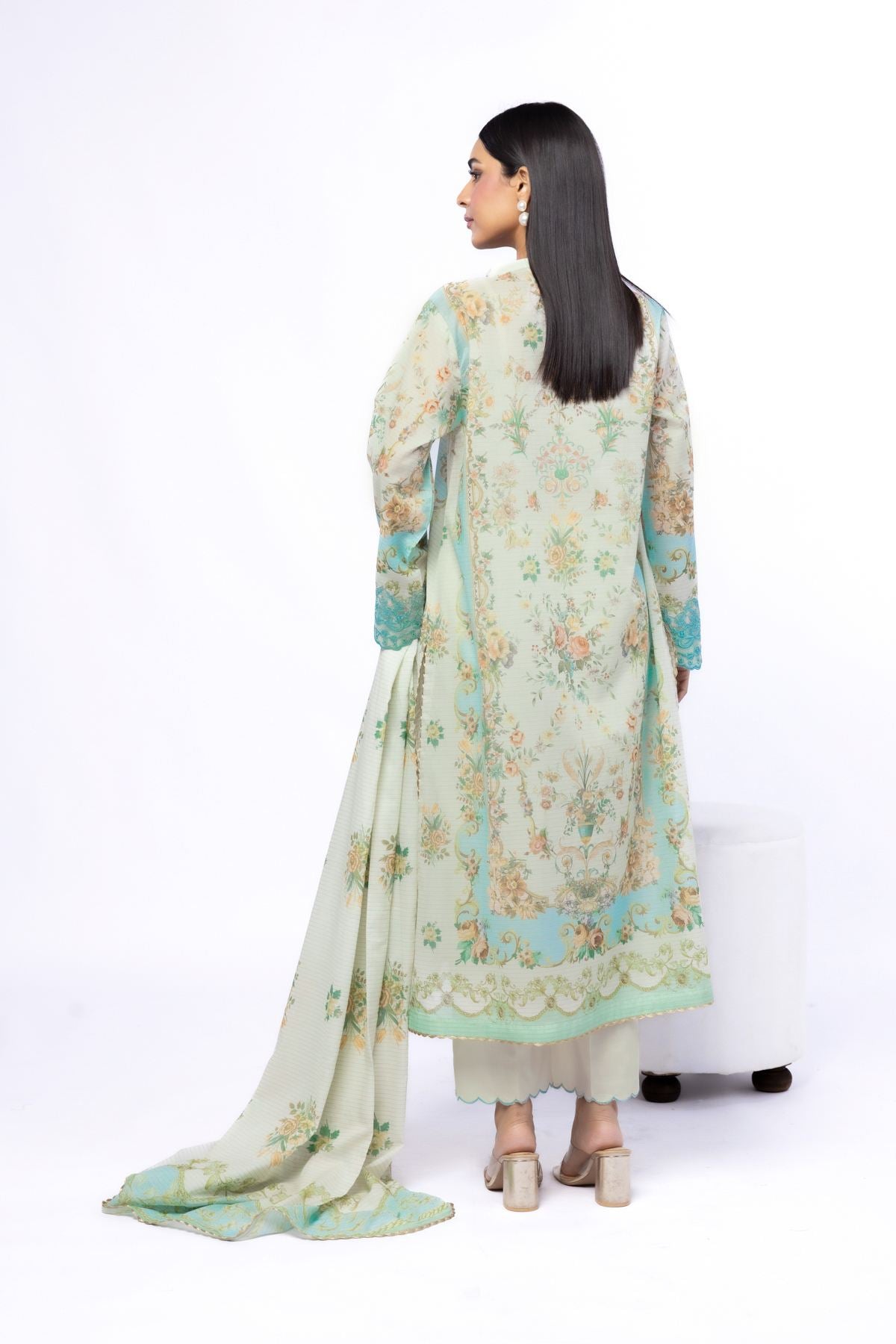 KHAADI EMBROIDERED UNSTITCHED
