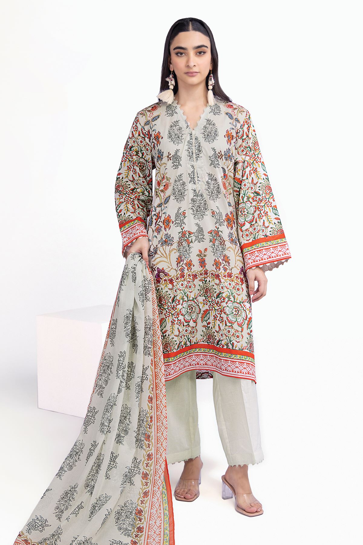 KHAADI Printed Unstitched