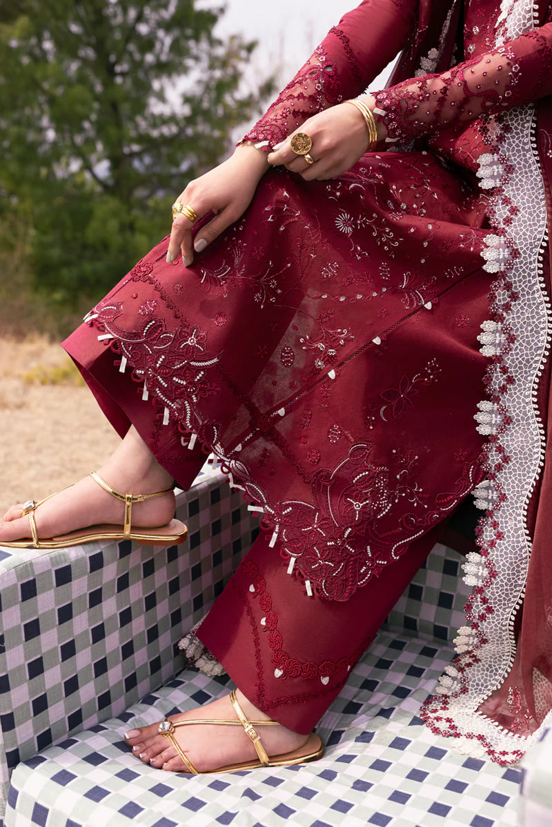 Qalamkar Qlinekari Lawn- Unstitched
