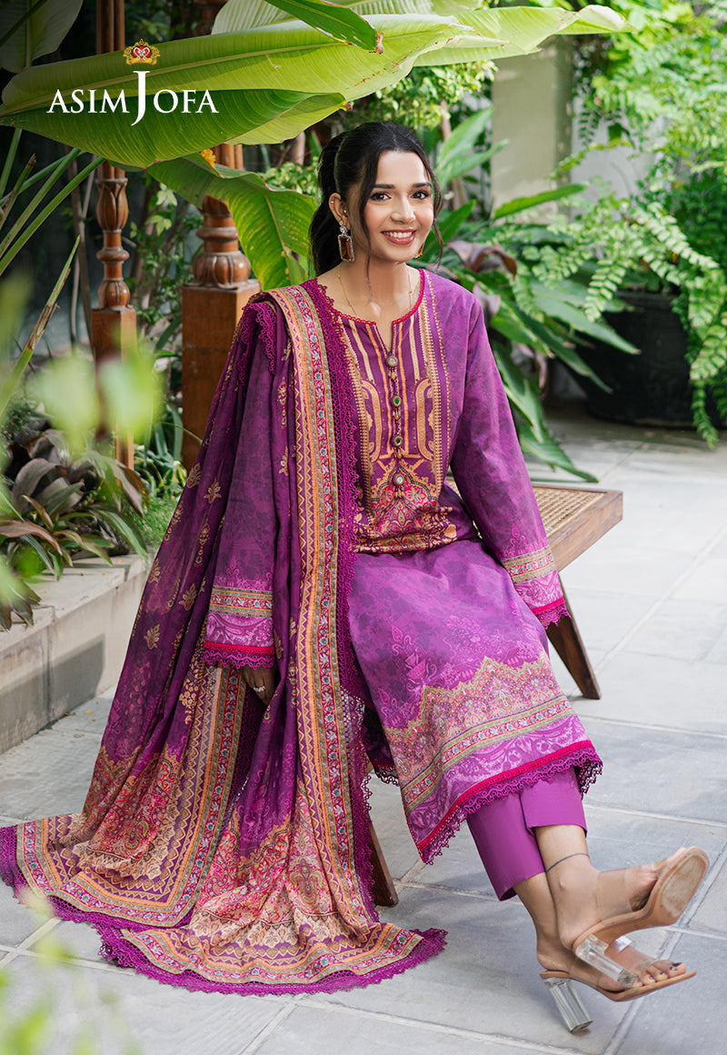 ASIM JOFA PRINTED LAWN 3 PC