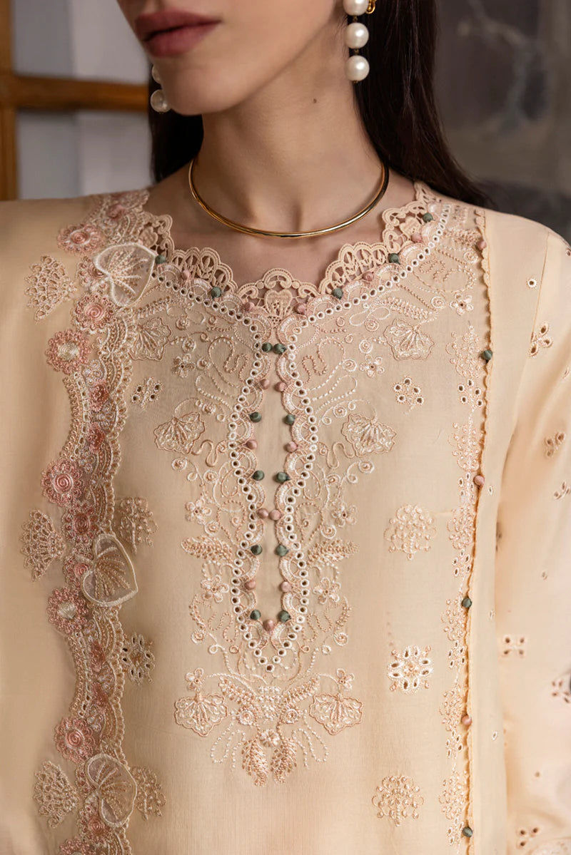 Qalamkar Qlinekari Lawn- Unstitched