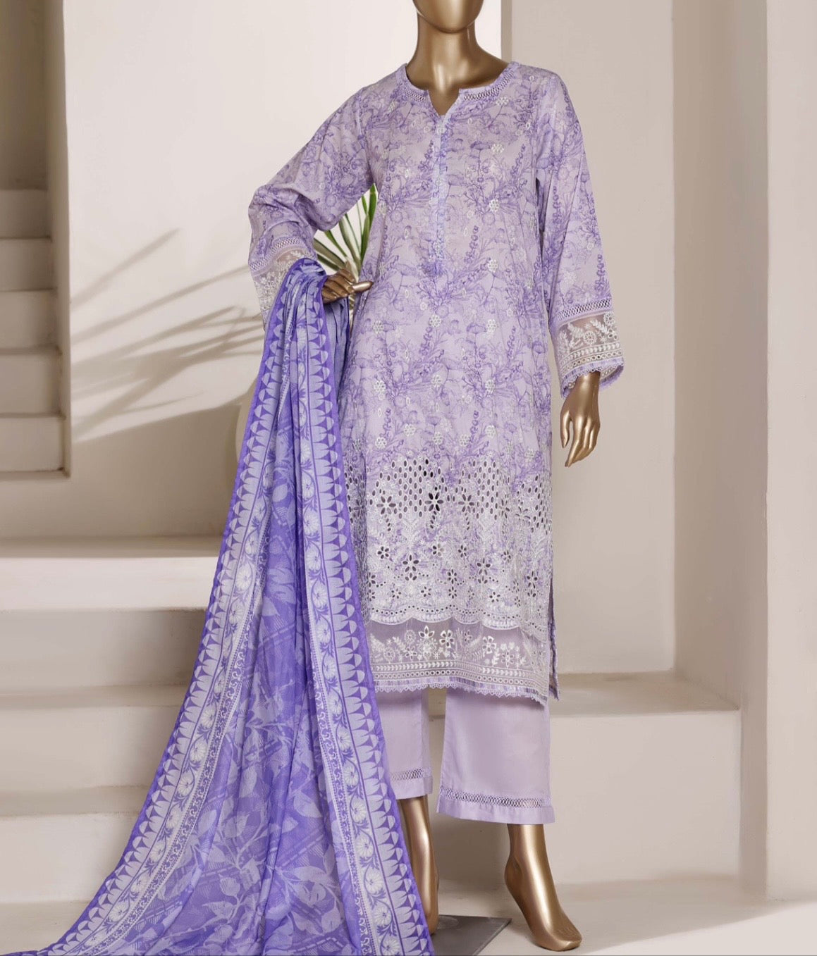 Sadabahar Embroidered Lawn