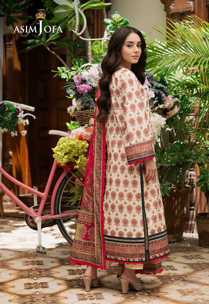 ASIM JOFA PRINTED LAWN 3 PC