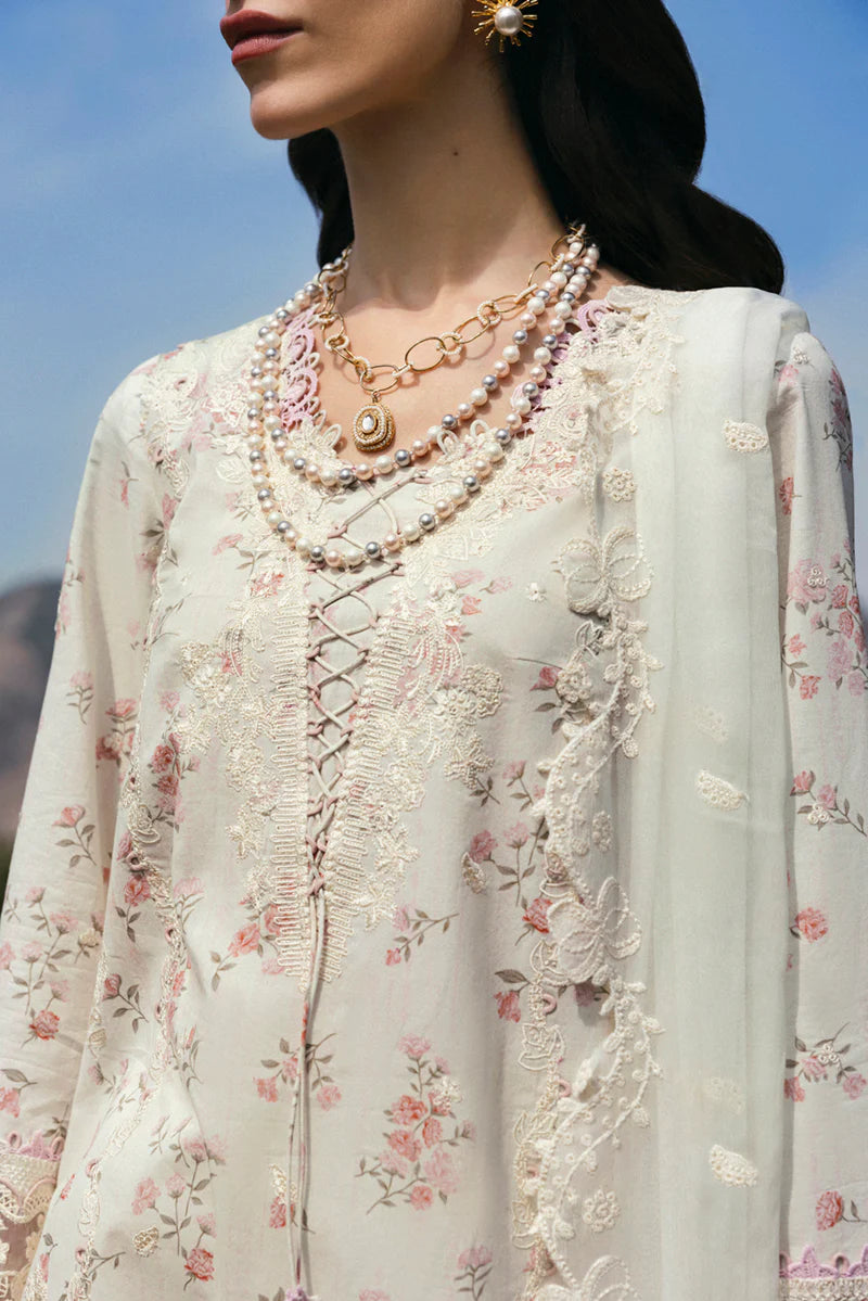 Qalamkar Qlinekari Lawn- Unstitched