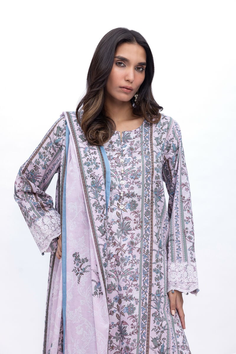 KHAADI EMBROIDERED UNSTITCHED