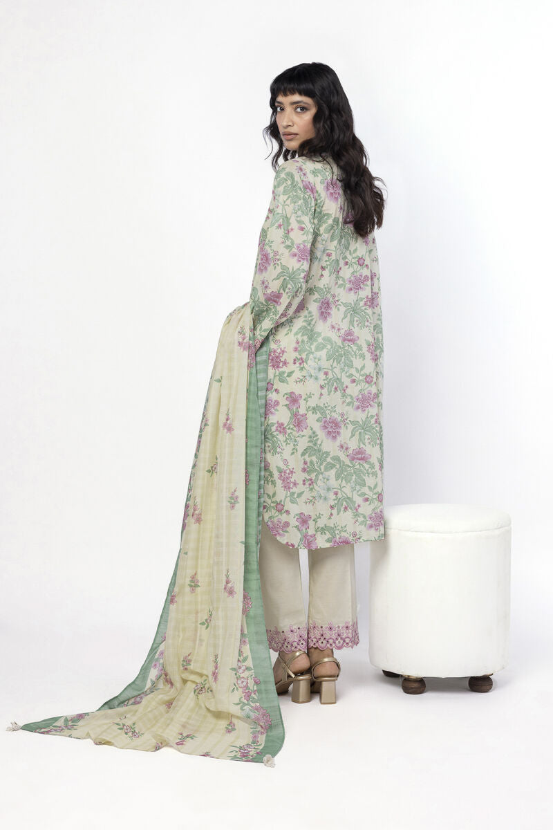 KHAADI EMBROIDERED UNSTITCHED