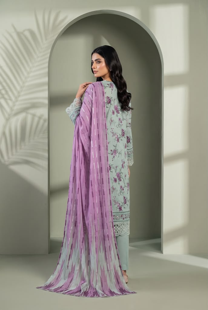 Sada Bahar Embroidery Lawn Stitched Suit