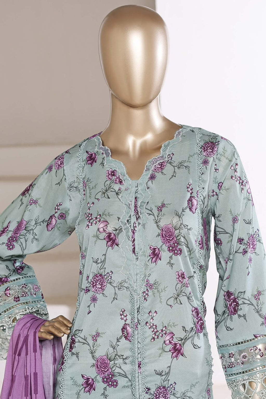 Sada Bahar Embroidery Lawn Stitched Suit