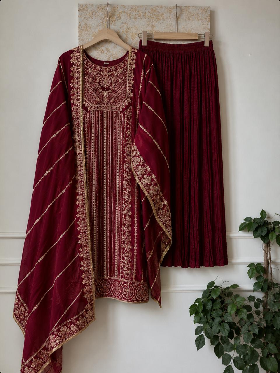 bin saeed party wear stitched suit