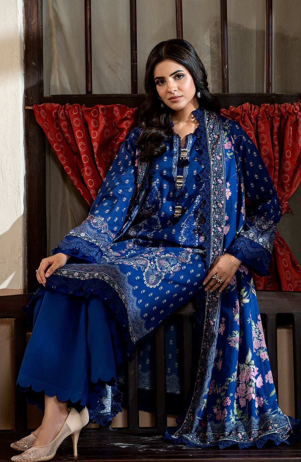 Mausummery Printed Lawn Unstitched 3 Piece Suit