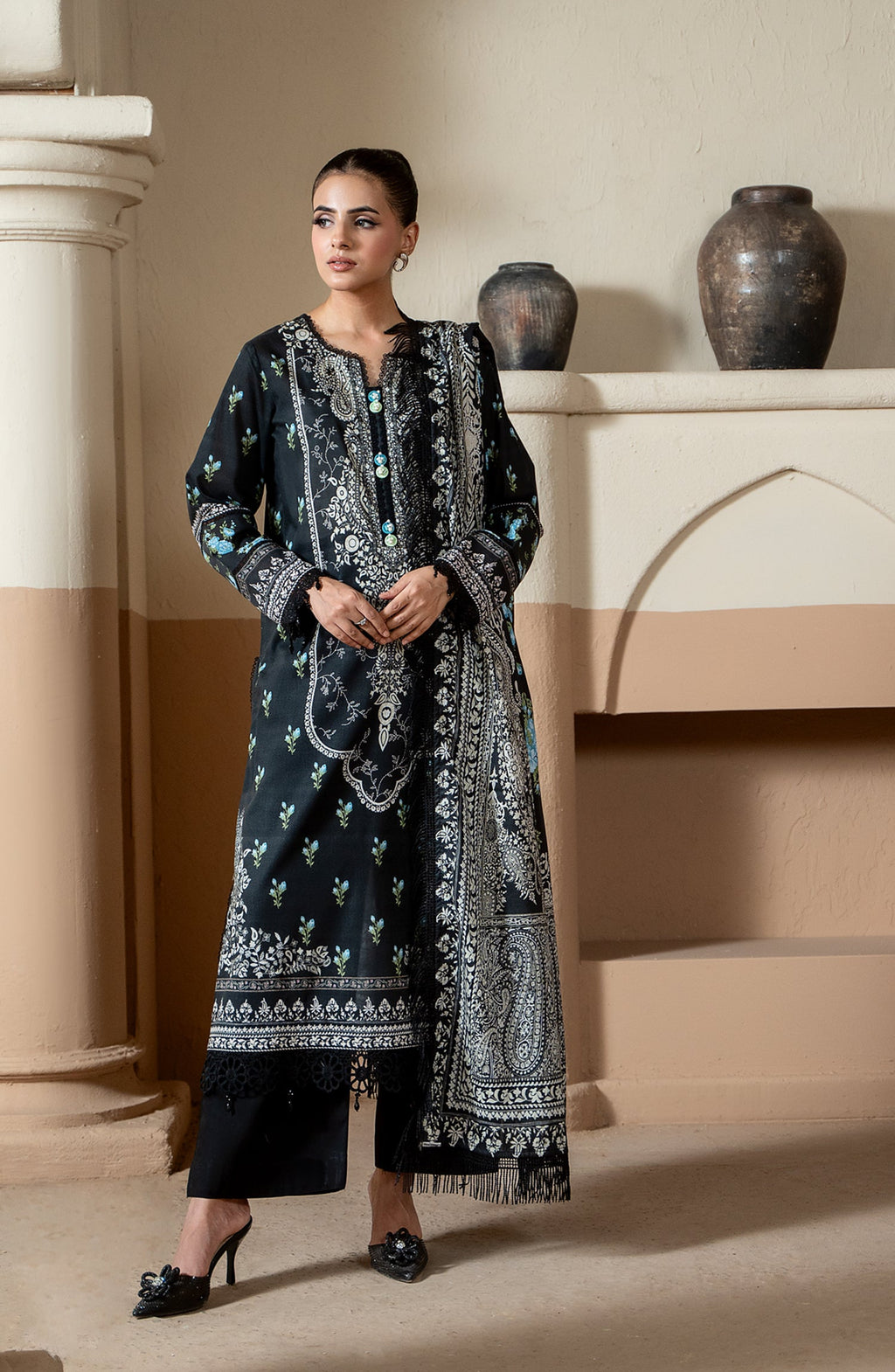 Mausummery Printed Lawn Unstitched 3 Piece Suit