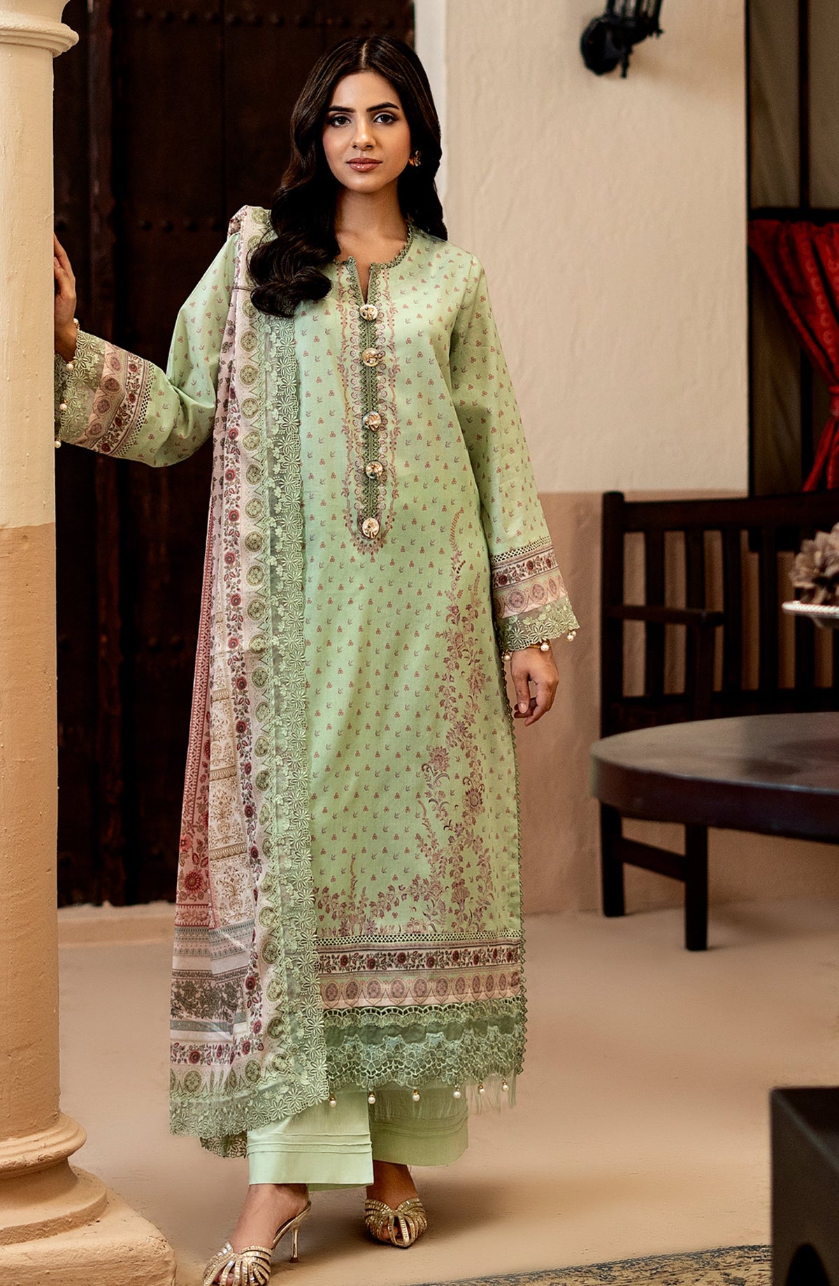 Mausummery Printed Lawn Unstitched 3 Piece Suit