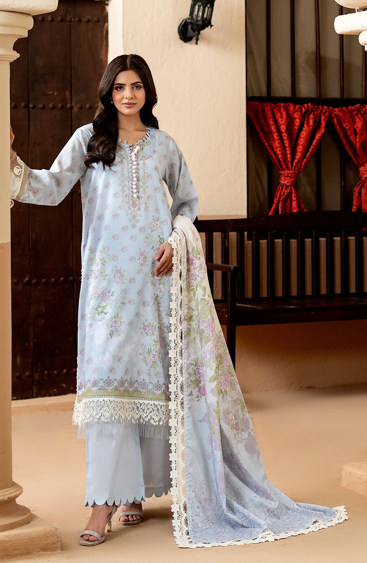 Mausummery Printed Lawn Unstitched 3 Piece Suit