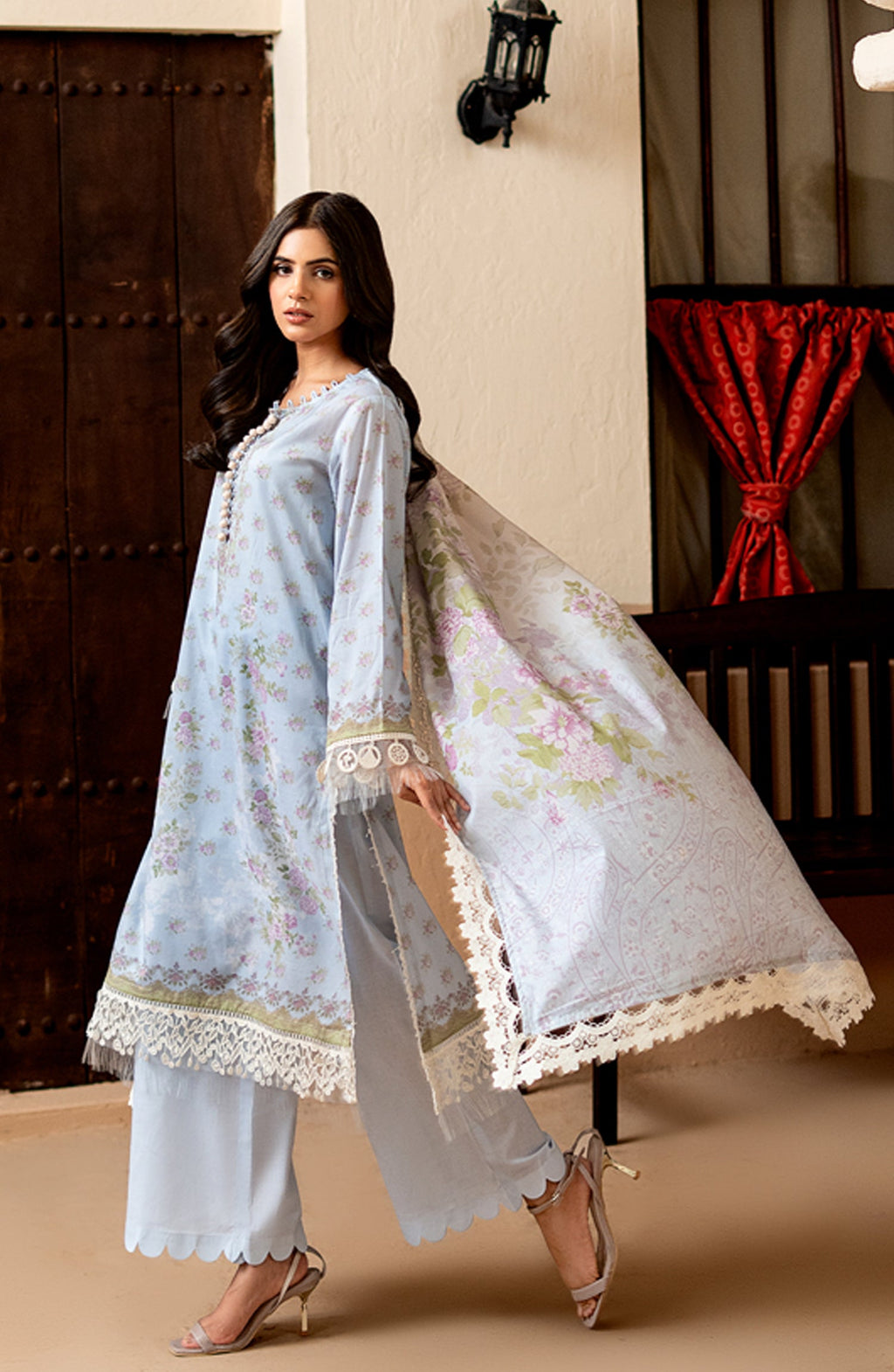 Mausummery Printed Lawn Unstitched 3 Piece Suit