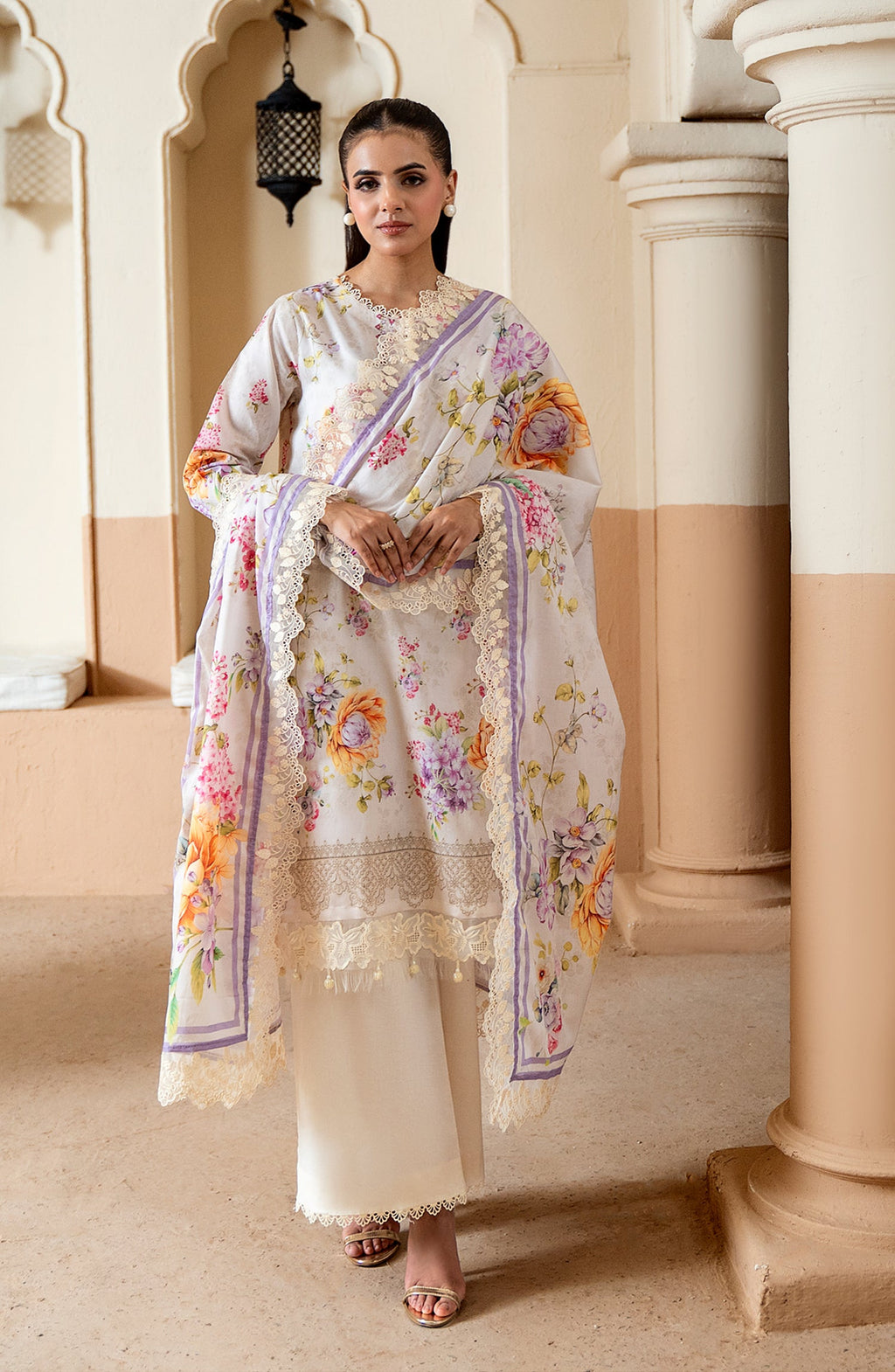 Mausummery Printed Lawn Unstitched 3 Piece Suit