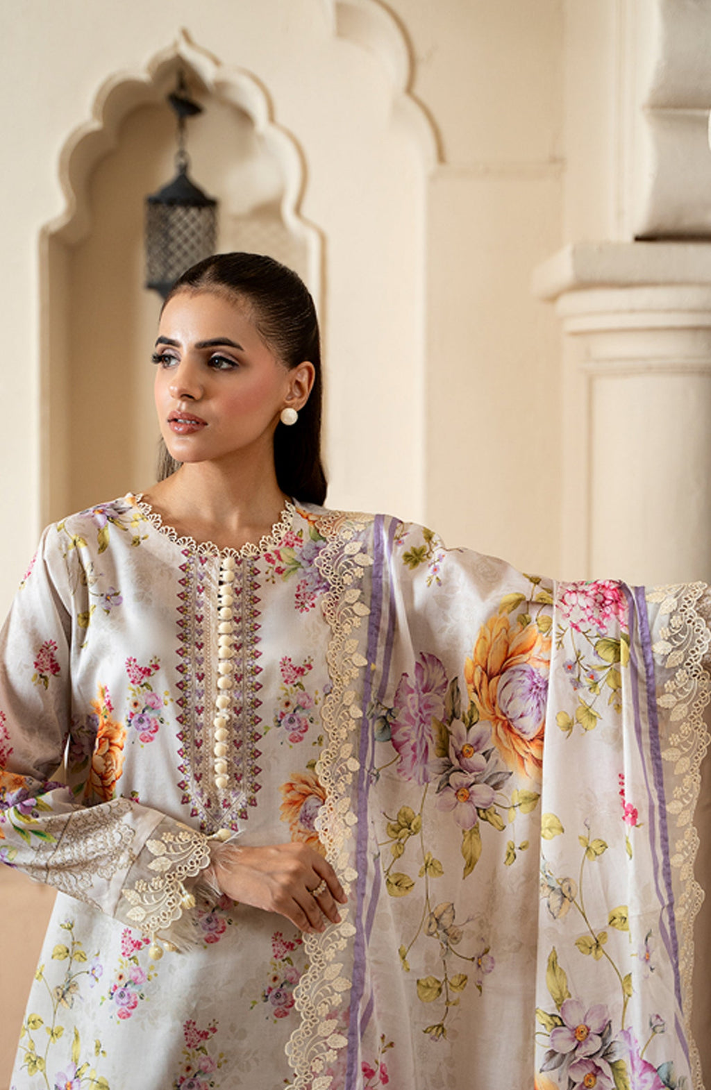 Mausummery Printed Lawn Unstitched 3 Piece Suit