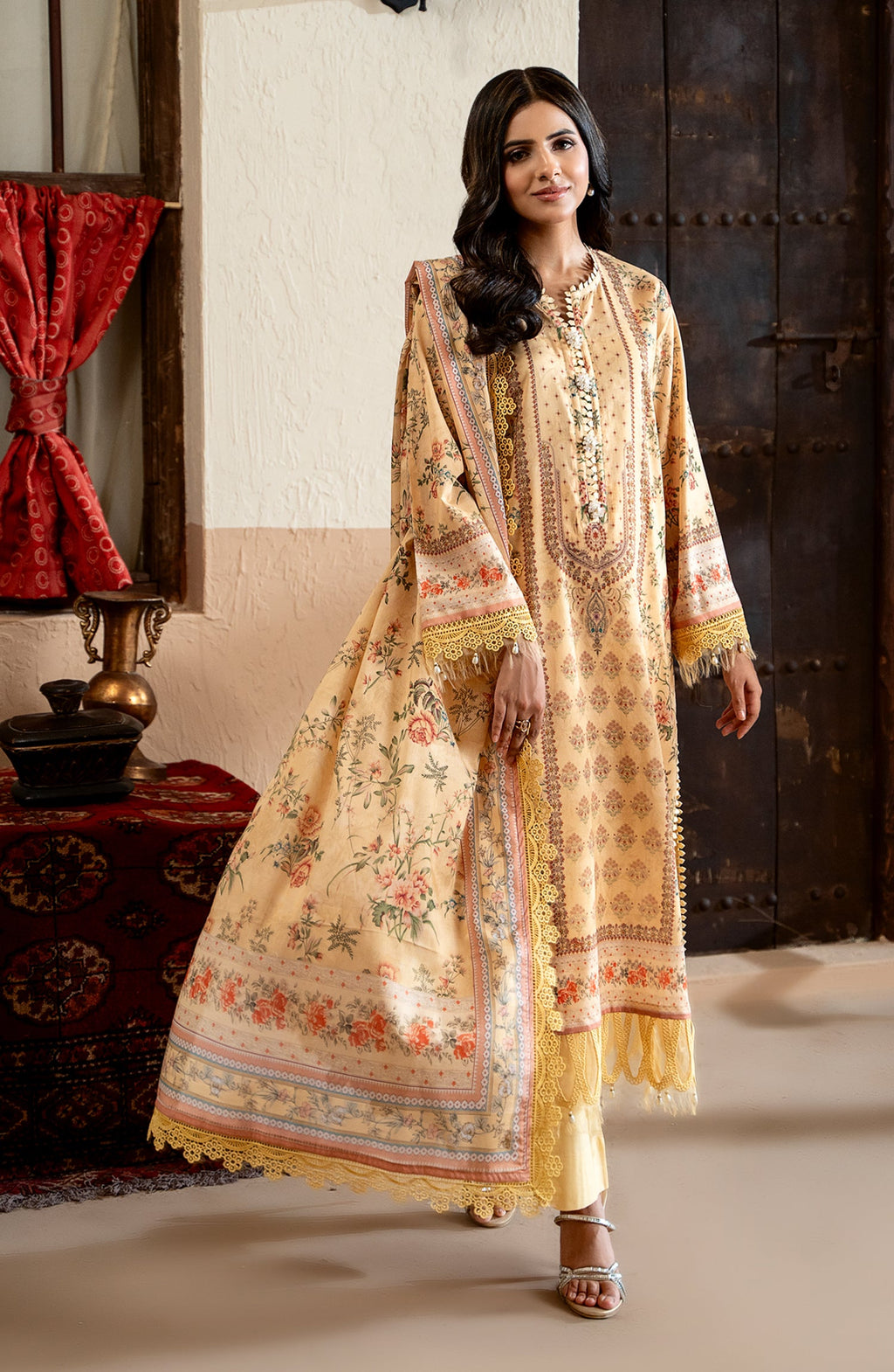 Mausummery Printed Lawn Unstitched 3 Piece Suit