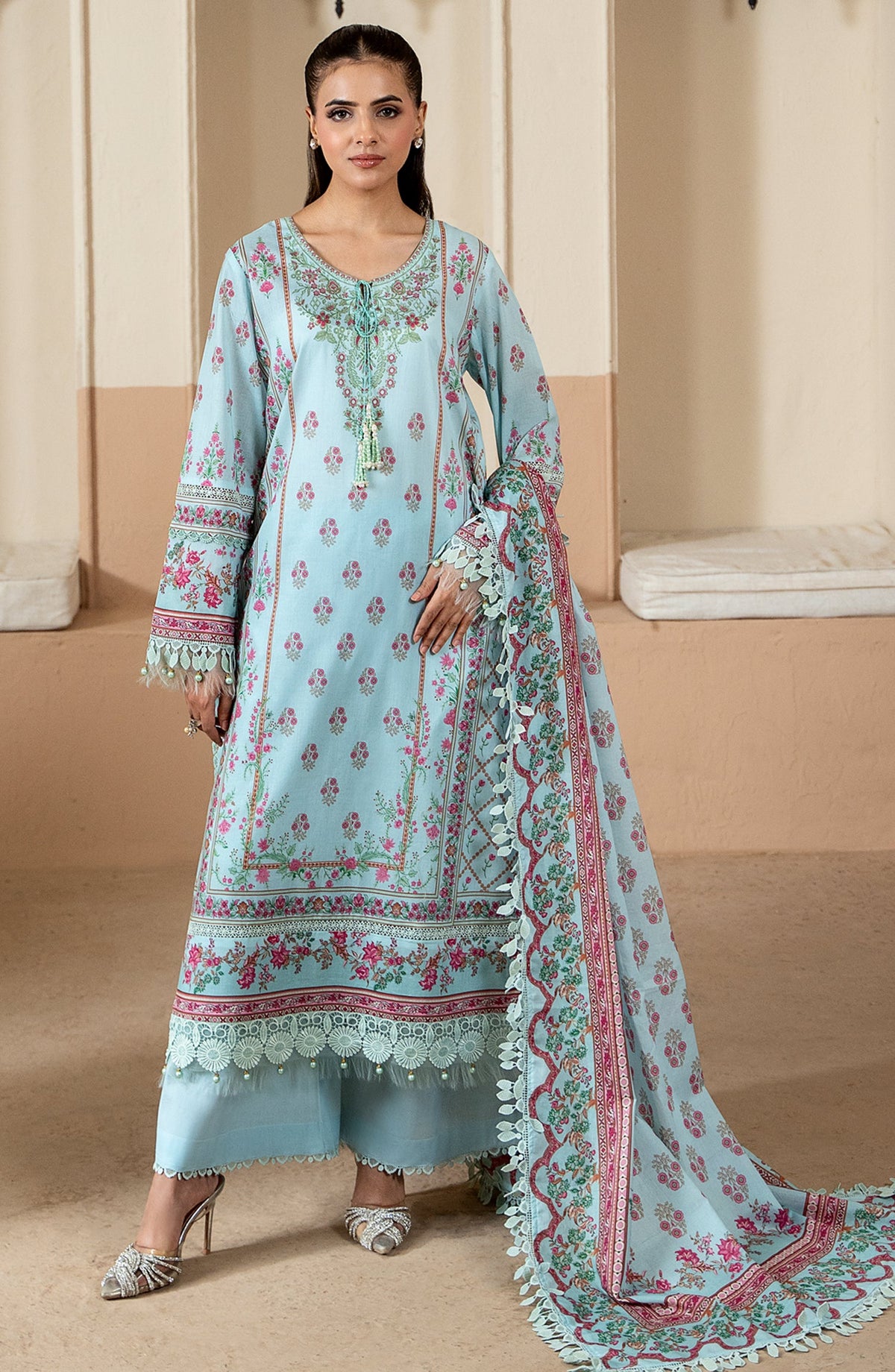 Mausummery Printed Lawn Unstitched 3 Piece Suit