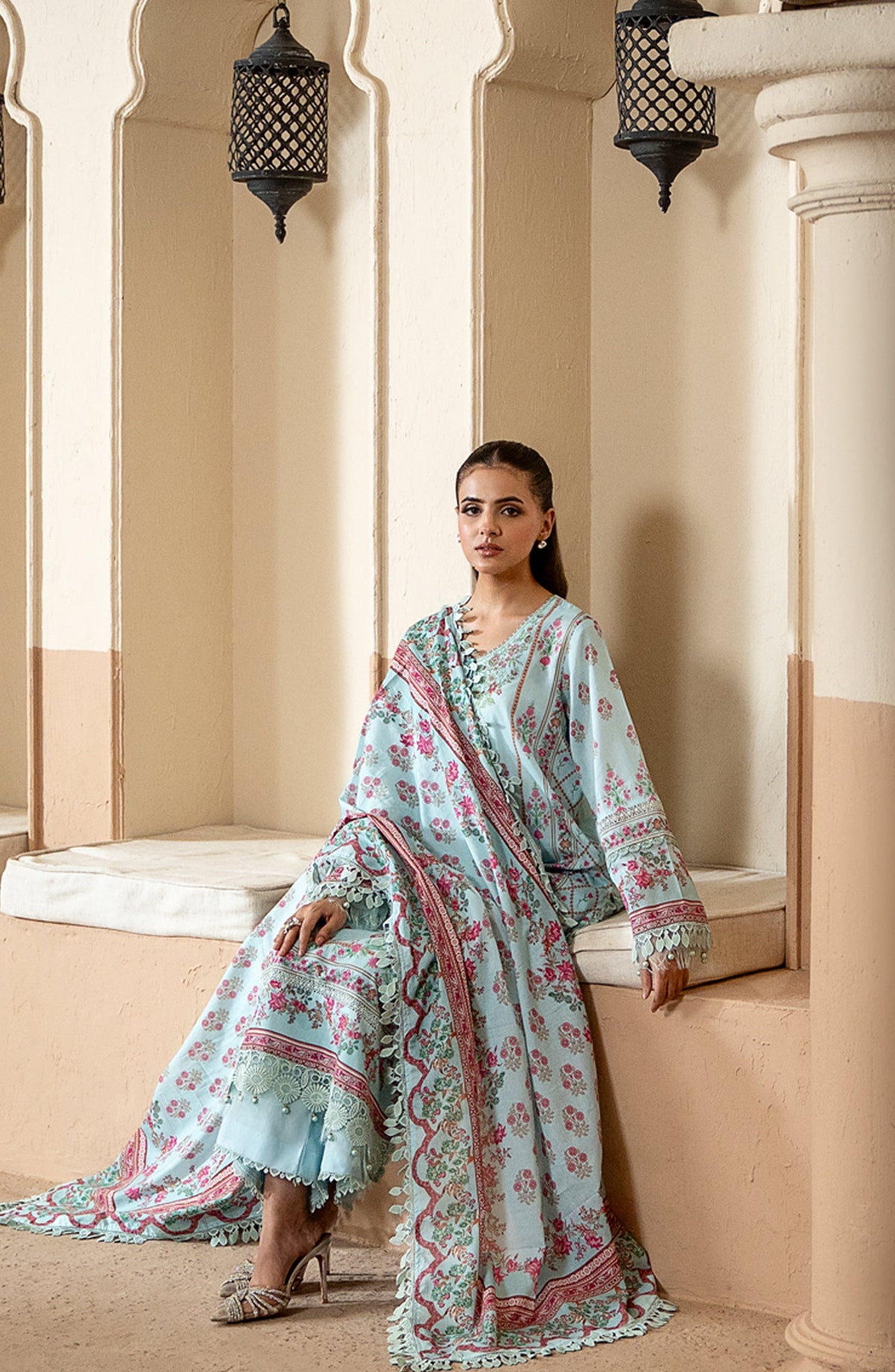 Mausummery Printed Lawn Unstitched 3 Piece Suit