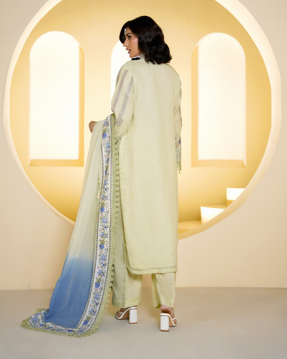Premium Heavy Partywear Stitched Pakistani Suit